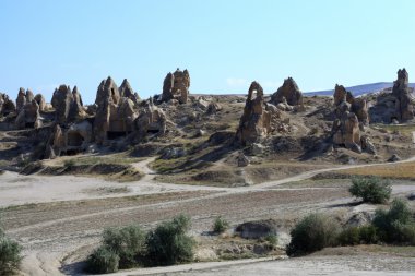 kumtaşı oluşumları Kapadokya, Türkiye