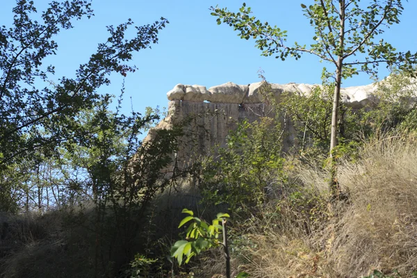 Kumtaşı oluşumları Kapadokya, Türkiye — Stok fotoğraf