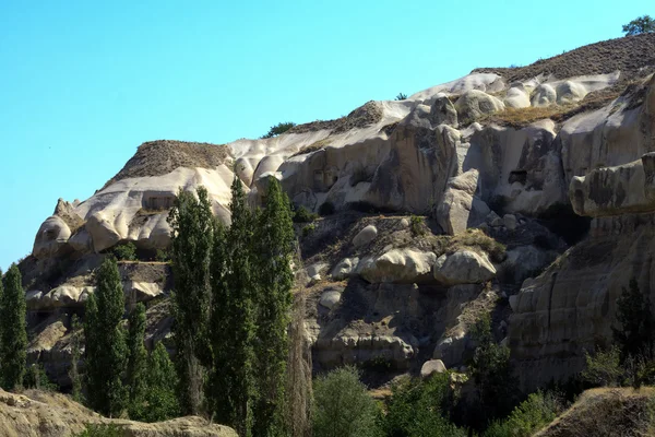 Sandsten formationer i Kappadokien, Turkiet — Stockfoto