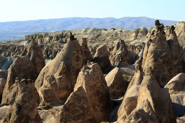 Formasi batu pasir di Kapadokia, Turki — Stok Foto