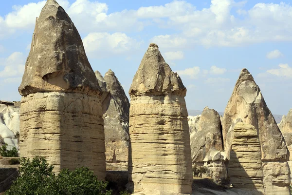 Cheminées de fées en Cappadoce — Photo