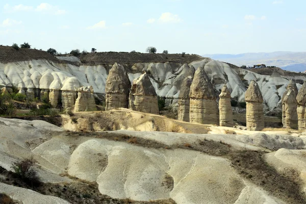 Fairy schoorstenen in Cappadocië — Stockfoto