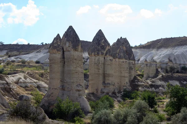 Cheminées de fées en Cappadoce — Photo