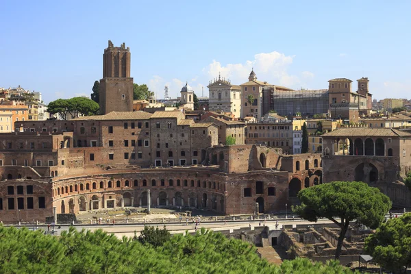 Foro de Trajano en la Antigua Roma, Italia — Foto de Stock