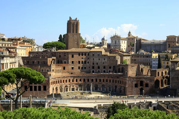 Forum van Trajanus in Ancient Rome, Italy — Stockfoto