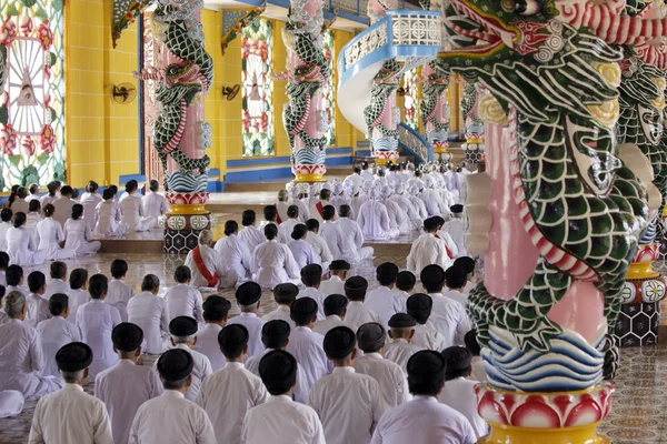 Caodai temple i Vietnam — Stockfoto