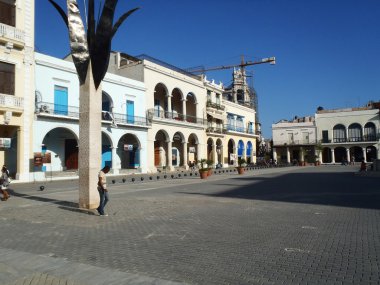 Havana Centro sokaklarında günlük yaşam