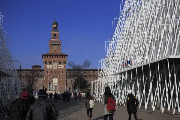 EXPO gate in Milano 2015 — Stock Photo, Image