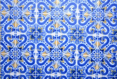 eski Lizbon fayans, azulejos