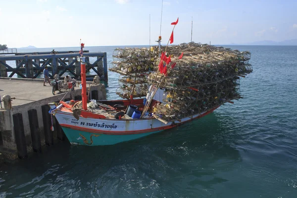 Barca da pesca tailandese — Foto Stock