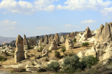 kaya oluşumları Kapadokya, Türkiye