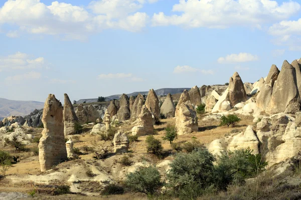 Felsformationen in Kapadokien, Türkei — Stockfoto