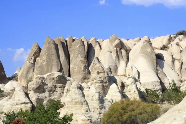 Rotsen formaties in capadocia, Turkije — Stockfoto