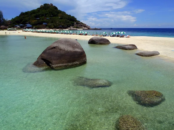 Güzel beach Koh Nangyuan — Stok fotoğraf