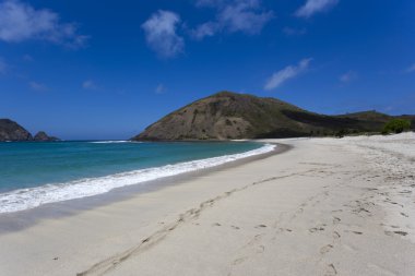 Endonezya güneyinde güzel plaj Lombok Adası