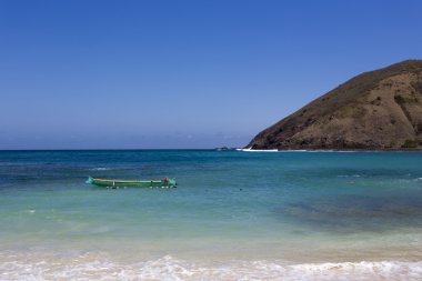 Endonezya güneyinde güzel plaj Lombok Adası