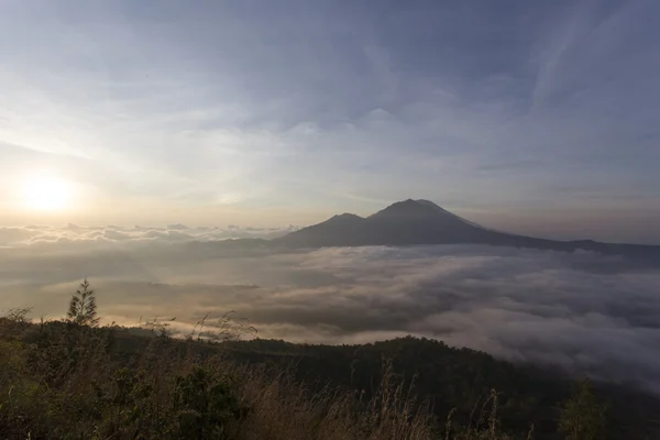 Landschaft des Vulkans Batur — Stockfoto