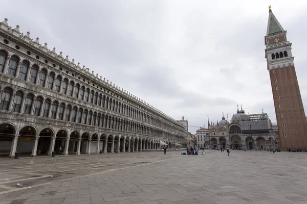 San Marco plein in Venetië — Stockfoto