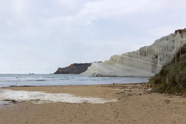 Scala dei Turchi 附近阿格里真托 — 图库照片