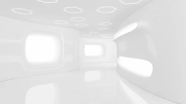 Scifi  interior rendering images — Stock Photo, Image