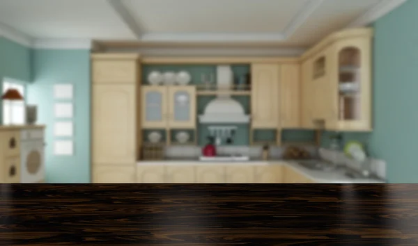 Kitchen room background — Stock Photo, Image