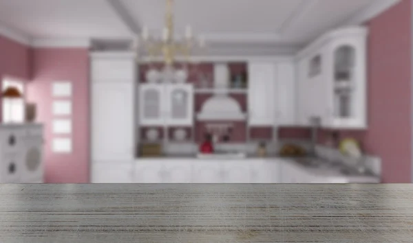 厨房的房间背景 — 图库照片