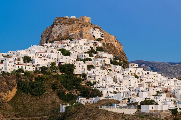 Távoli Kilátás Skyros Város Vagy Chora Főváros Skyros Sziget Görögországban — Stock Fotó