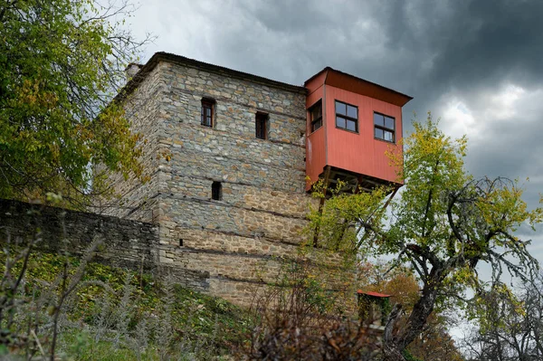 Вид Исторический Монастырь Panagia Fudormi Посвященный Деве Марии Эпире Греция — стоковое фото