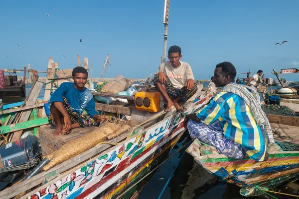 Mercado de peixe no Iémen — Fotografia de Stock