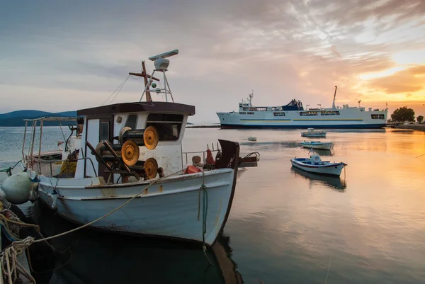 Sunset in Greece — Stock Photo, Image