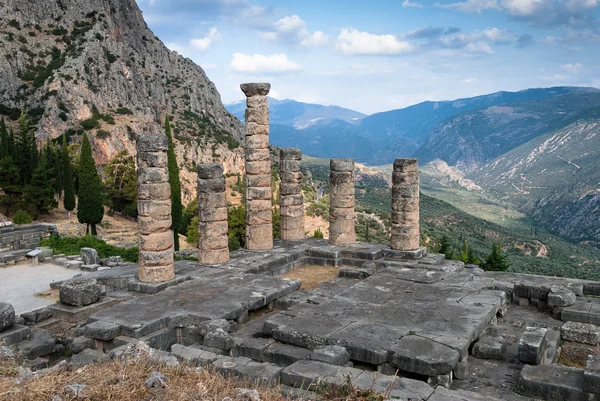 Археологічних розкопок в Греції Delphi, — стокове фото