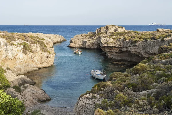 ギリシャの狭い湾 — ストック写真