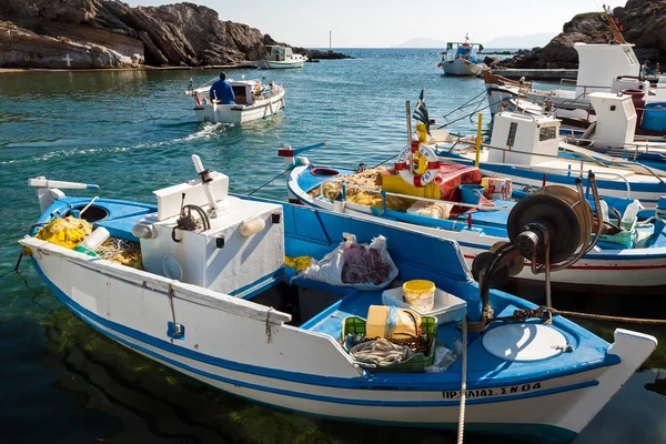 Рыбак в Греции — стоковое фото