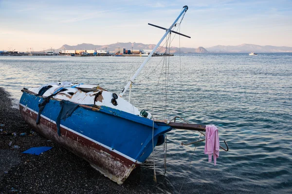 Hajó, Görögország — Stock Fotó