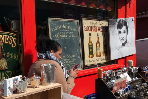 Souvenir shop in London — Stock Photo, Image