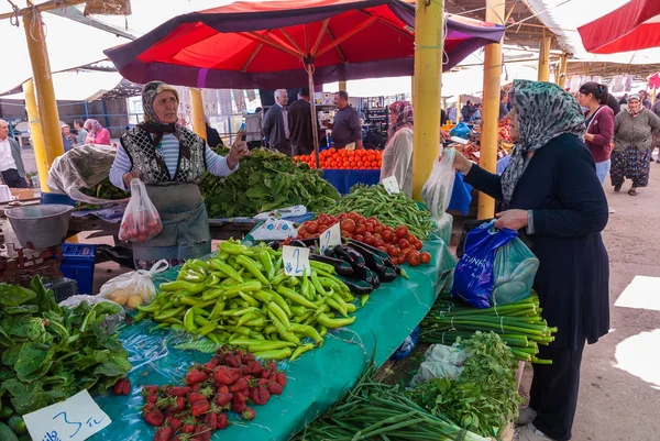 Mercato aperto in Turchia — Foto Stock