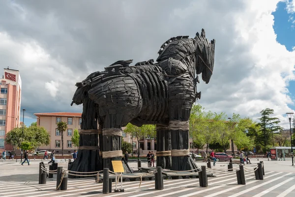 O cavalo de Tróia na Turquia — Fotografia de Stock