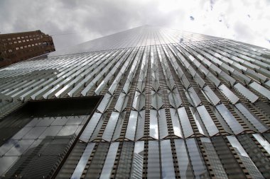 New York City, ABD - 16 Haziran 2018 - Landmark Center New York, ABD 'deki en yüksek binalar olarak adlandırılan bir Dünya Ticaret Merkezi.