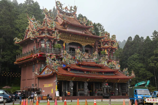 Parque Nacional Alishan Taiwán Octubre 2018 Templo Alishan Shouzhen Hermoso — Foto de Stock