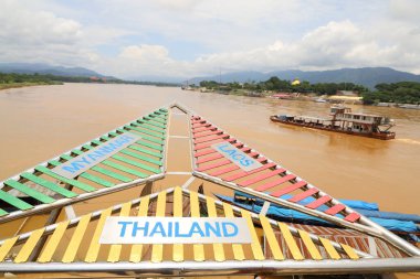 Chiang Rai, Tayland-28 Temmuz 2020: Tayland Altın Üçgeni