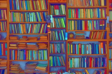 Kitaplık dijital olarak oluşturulan