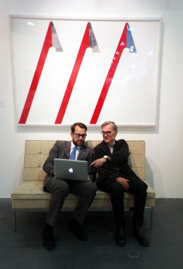 Gallery owners in art show