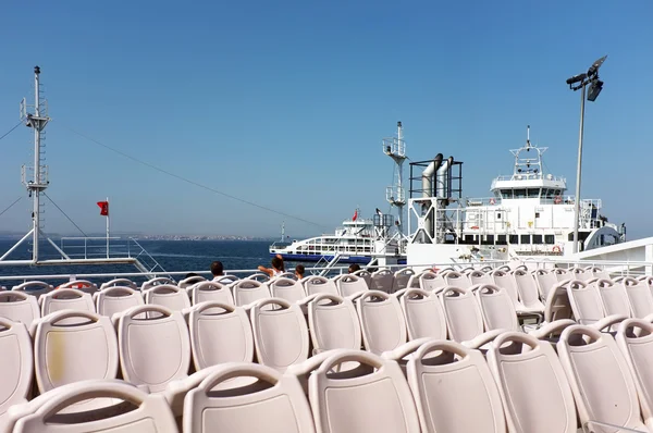 Sièges vides sur le ferry — Photo