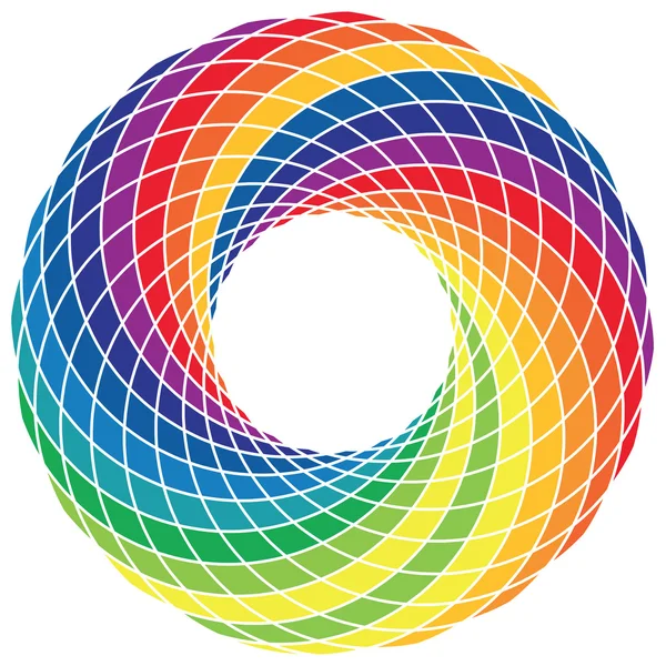 Vecteur de roue de couleur — Image vectorielle