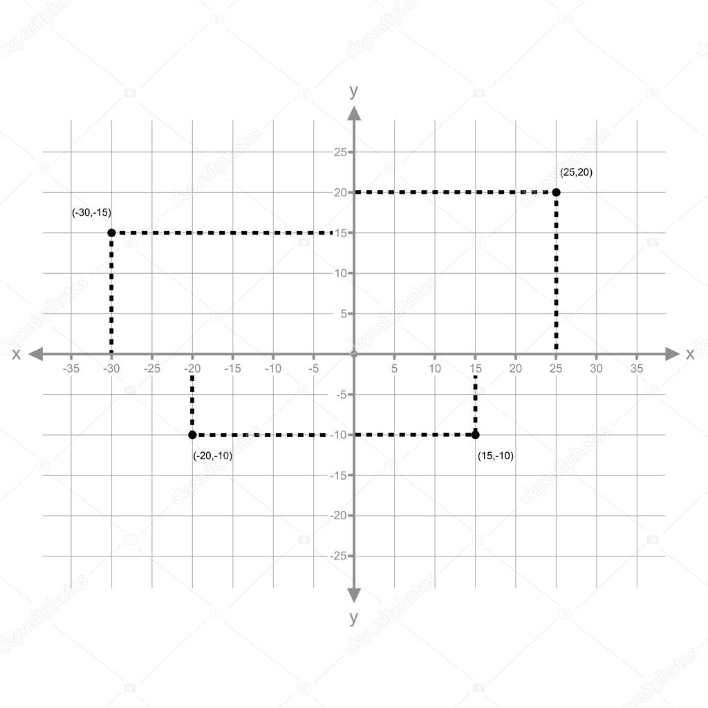 Graphing X Y Points vector Stock Vector by ©attaphongw 101782720