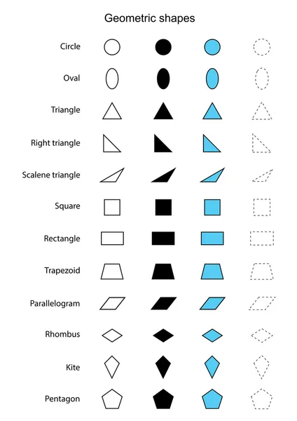 Vecteur de formes géométriques — Image vectorielle