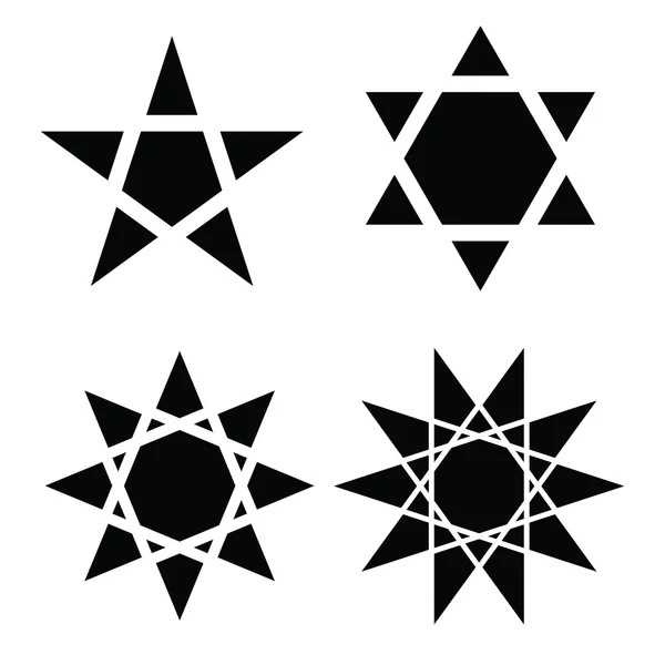 星のシンボル ベクトル — ストックベクタ