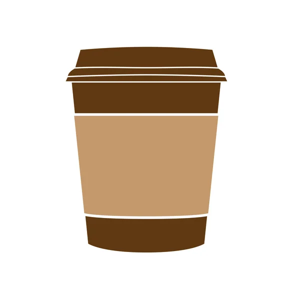 Koffiecup Vector — Stockvector