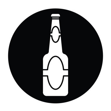 Bira şişe simge vektör