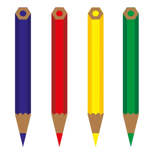 Pencil color  vector — Stock Vector